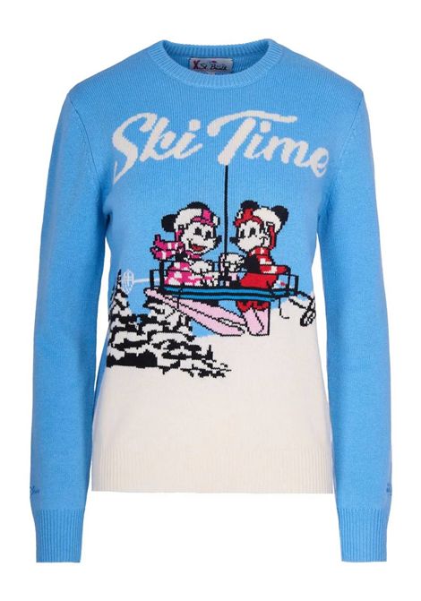 Pull Donna con stampa SAINT BARTH | QUE0018 NEW QUEEN C02250I MICKEY MINNIE TIME 33